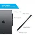 Fixed - Stylus γραφίδας Graphite Pro (FIXGRA2-BK) - για iPad, Αλουμίνιο, LED ένδειξη - Μαύρο - Image 4