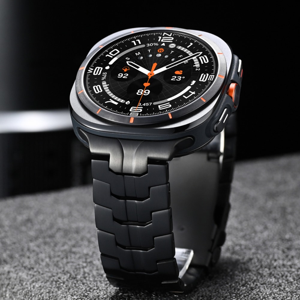 Techsuit Watchband (W063) - θήκη για Samsung Galaxy Watch Ultra - Μαύρο - Image 5