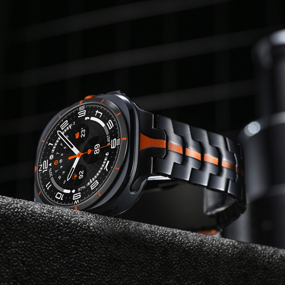 Techsuit Watchband (W063) - θήκη για Samsung Galaxy Watch Ultra - Μαύρο - Image 3