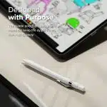 Ringke - Θήκη σιλικόνης για μολύβια σχεδίασης - για Apple Pencil 2ης γενιάς / Pro, εύκολη προσαρμογή, ανθεκτική ελαστικότητα - ροζ άμμος - Image 2