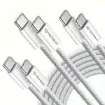 Techsuit - Καλώδιο δεδομένων (PCB114D) - για Apple, Android, Type-C, Υπερ Γρήγορη Φόρτιση, PD60W, Ευέλικτο, Ανθεκτικό, 1μ - Μαύρο - Image 7