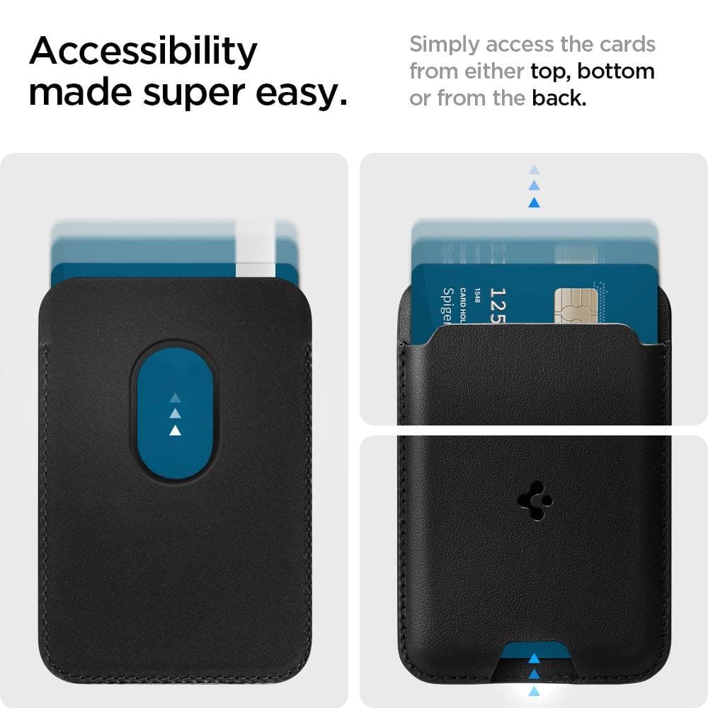 Spigen Valentinus Magsafe universal μαγνητικός θήκη κάρτας μαύρος - Image 12