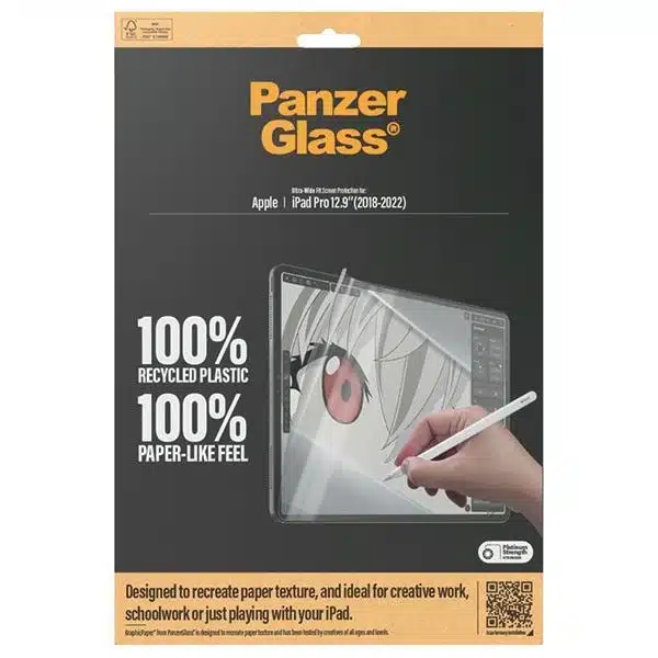 PanzerGlass Αντιβακτηριακή μεμβράνη GraphicPaper με φίλτρο αντανάκλασης για iPad Pro 12.9" 2018 / 2020 / 2021 / 2022 - Image 4
