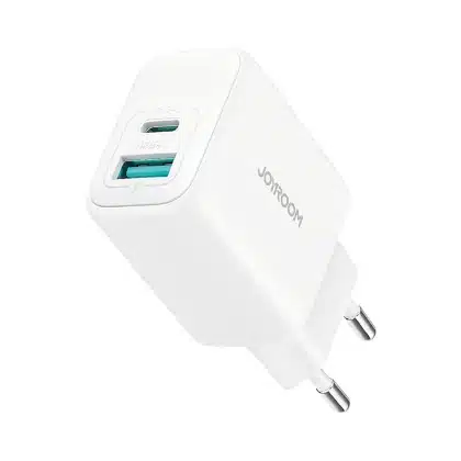 Joyroom φορτιστής JR-TCF21 USB-C / USB-A 20W PD / QC 3.0 - λευκός