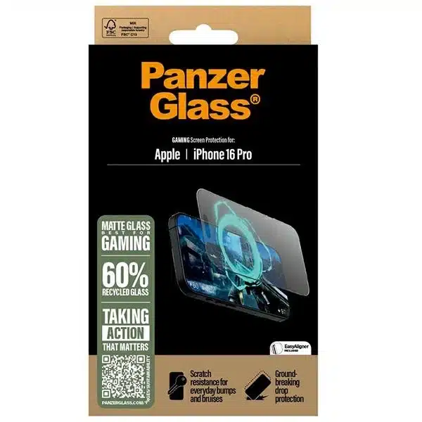 PanzerGlass προστασία οθόνης gaming για iPhone 16 Pro 6.3" ultra-wide fit 2858 - Image 4