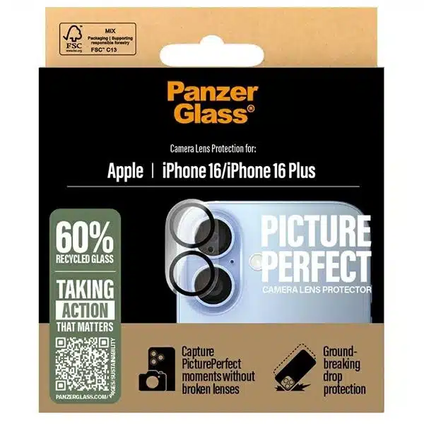 PanzerGlass προστατευτικό φακού PicturePerfect για iPhone 16 6.1" / 16 Plus 6.7" - Image 4