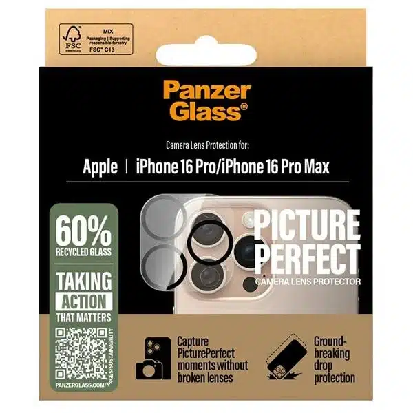 PanzerGlass προστατευτικό φακού PicturePerfect για iPhone 16 Pro 6.3" / 16 Pro Max 6.9" 1280 - Image 4
