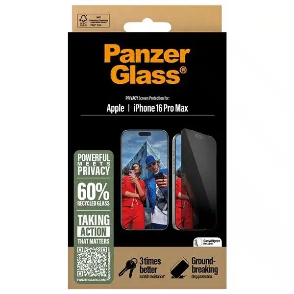 PanzerGlass προστατευτικό οθόνης ιδιωτικότητας για iPhone 16 Pro Max 6.9" Ultra-Wide Fit P2864 - Image 4