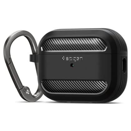 Spigen Rugged Armor Apple AirPods Pro 1 / 2 ματ μαύρο