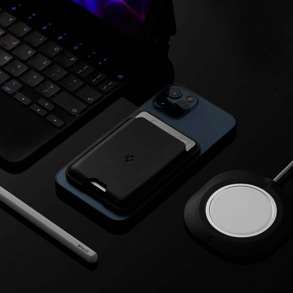 Spigen Valentinus Magsafe universal μαγνητικός θήκη κάρτας μαύρος - Image 18