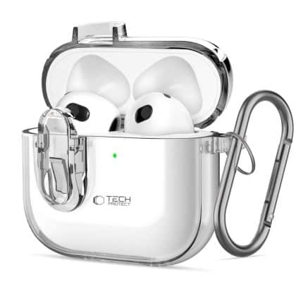 Tech-Protect Slim Hook Apple AirPods 4 Διαφανές