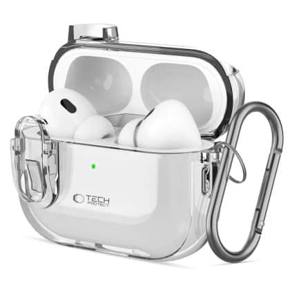 Tech-Protect Slim Hook Apple AirPods Pro 1 / 2 διαφανές