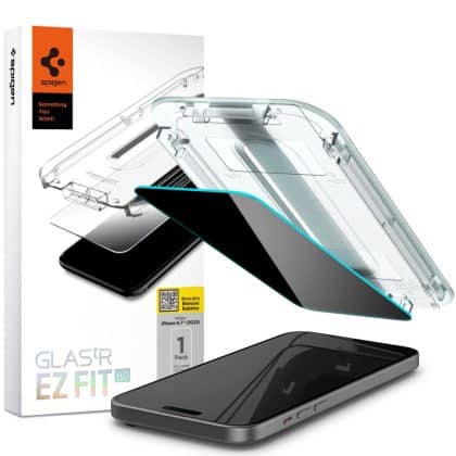 Spigen γυαλί προστασίας Glas.TR "EZ Fit" iPhone 15 Plus Privacy