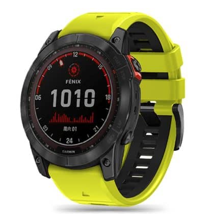 Tech-Protect IconBand Pro V1 Λουράκι Garmin Fenix 5X / 5X Plus / 6X / 6X Pro / 7X / 8 / 8 Pro / 9 / 9 Pro (51 mm), Λαχανί/Μαύρο