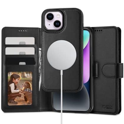 TECH-PROTECT Wallet - θήκη για Apple iPhone 15 - Μαύρο