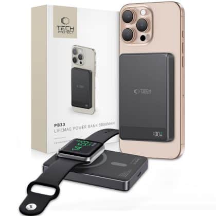 Tech-Protect PB33 Lifemag Magsafe Power Bank 5000mah μαύρο