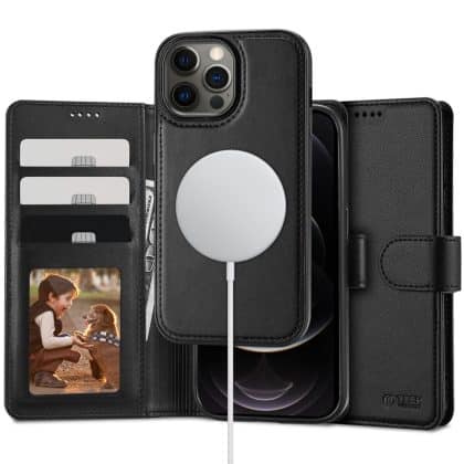 TECH-PROTECT Wallet - θήκη για Apple iPhone 12 / Pro - Μαύρο