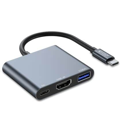 Tech-Protect V1-Hub αντάπτορας 3 σε 1 γκρι