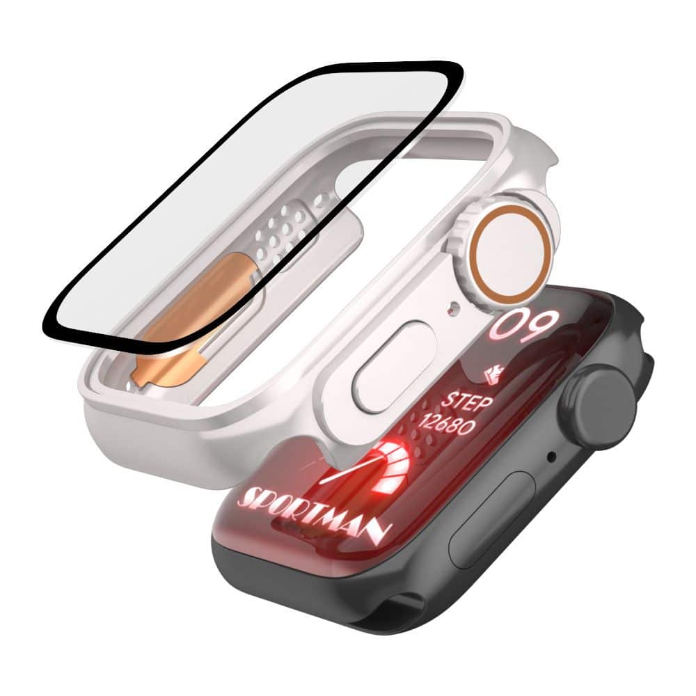 Tech-Protect Defense360 Apple Watch 4 / 5 / 6 / SE (44MM) τιτάνιο/πορτοκαλί - Image 2