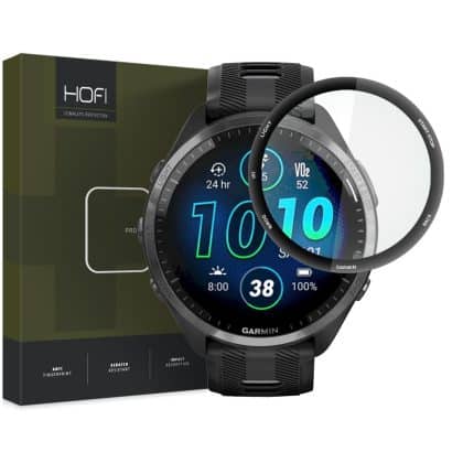 Hofi Hybrid Pro+ γυαλί προστασίας Garmin Forerunner 965 μαύρο
