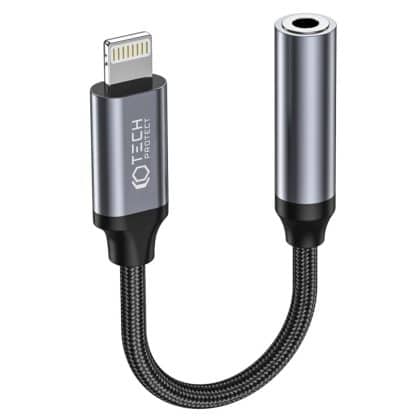 Tech-Protect Ultraboots αντάπτορας Lightning σε Mini Jack 3.5mm μαύρος