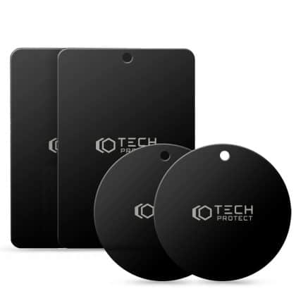 Tech-Protect μαγνητική βάση αυτοκινήτου Metalplate 4-πακέτο μαύρη