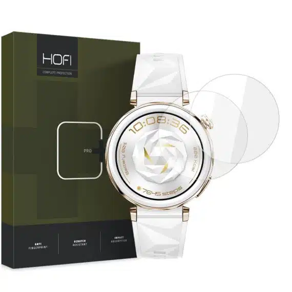 Hofi Glass Pro+ 2-Pack γυαλί προστασίας για Huawei Watch GT 5 Pro (42 mm) διαφανές