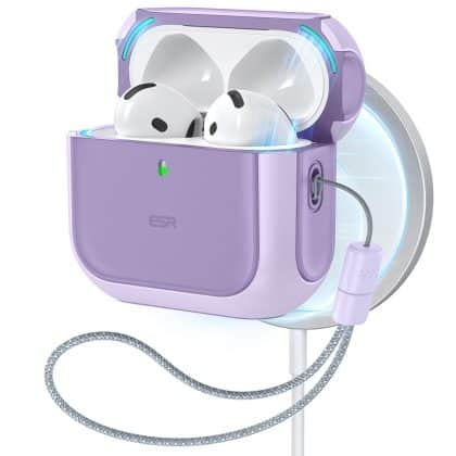 ESR Orbit Halolock MagSafe Apple AirPods 4 μωβ