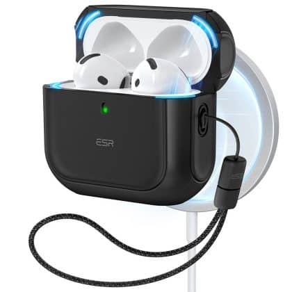 ESR Orbit Halolock MagSafe Apple AirPods 4 μαύρο