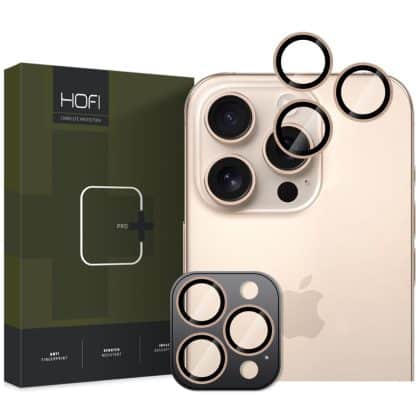 HOFI προστασία κάμερας Camring Pro+ iPhone 16 Pro / 16 Pro Max σε χρώμα desert titanium
