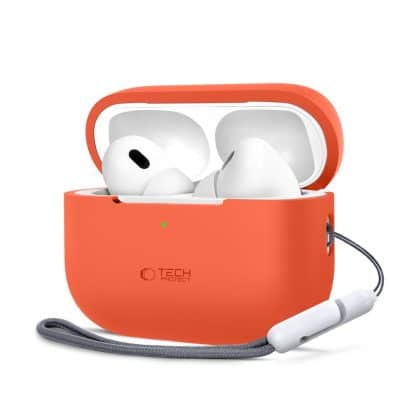 Tech-Protect σιλικόνη Apple AirPods Pro 1 / 2 νεον πορτοκαλί