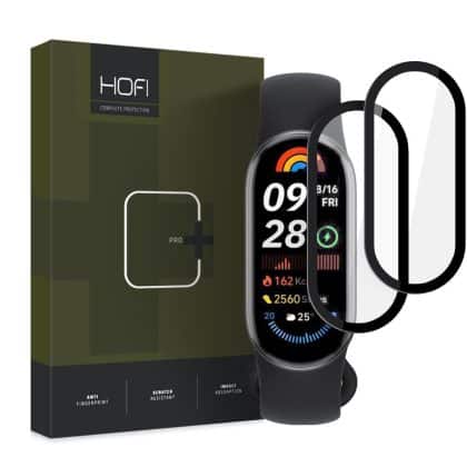 Hofi Σαφές Υβριδικό PRO+ 2-PACK Xiaomi Smart Band 9 / 9 NFC Μαύρο