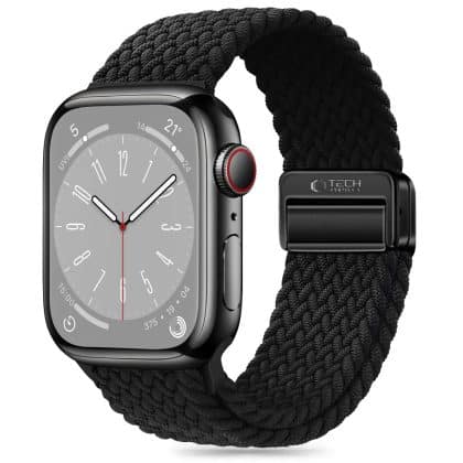 TECH-PROTECT NylonMag - θήκη για Apple Watch 6 / 7 8 9 10 SE - Μαύρο
