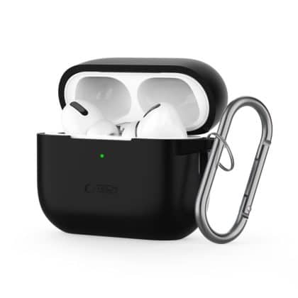 Tech-Protect σιλικόνη γάντζος Apple AirPods Pro 1 / 2 μαύρο