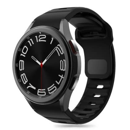 TECH-PROTECT σιλικόνης γραμμή - θήκη για Samsung Galaxy Watch 4 / 5 Pro 6 7 FE - Μαύρο