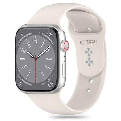 TECH-PROTECT σιλικόνη - θήκη για Apple Watch 6 / 7 8 9 10 SE - Διάφανο