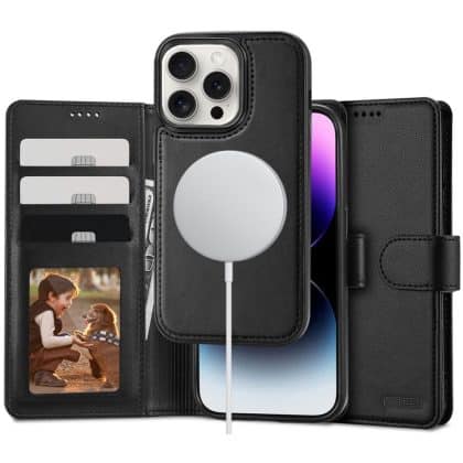TECH-PROTECT Wallet - θήκη για Apple iPhone 16 Pro - Μαύρο