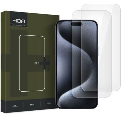 Hofi Glass Pro+ 2-Pack γυαλί προστασίας για iPhone 16 Pro Max διάφανο