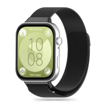 Tech-Protect μπρασελέ Milaneseband για Huawei Watch Fit 3 μαύρο