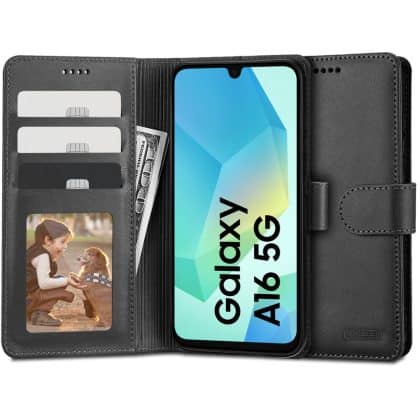 TECH-PROTECT Wallet - θήκη για Samsung Galaxy A16 - Μαύρο