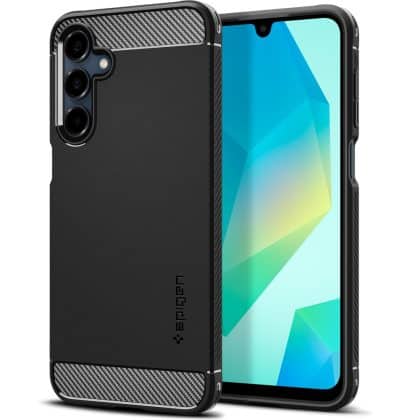 Spigen Rugged Armor - θήκη για Samsung Galaxy A16 / 5G - Μαύρο