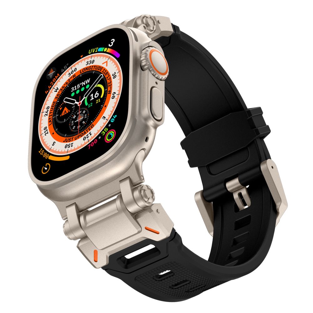 TECH-PROTECT Delta Pro - θήκη για Apple Watch 6 / 7 8 9 10 SE Ultra 1 2 - Μαύρο - Image 3