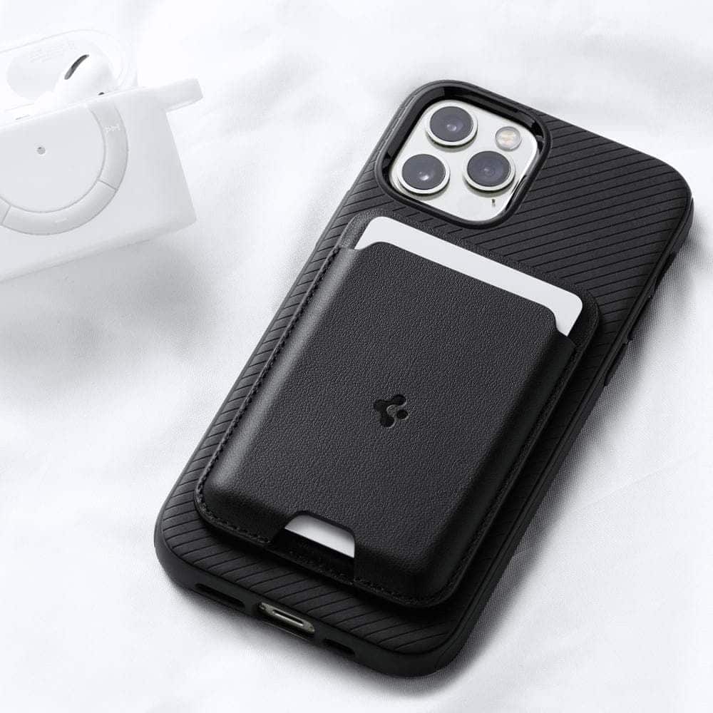 Spigen Valentinus Magsafe universal μαγνητικός θήκη κάρτας μαύρος - Image 16