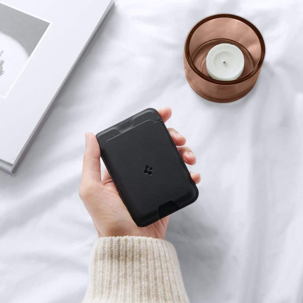 Spigen Valentinus Magsafe universal μαγνητικός θήκη κάρτας μαύρος - Image 15