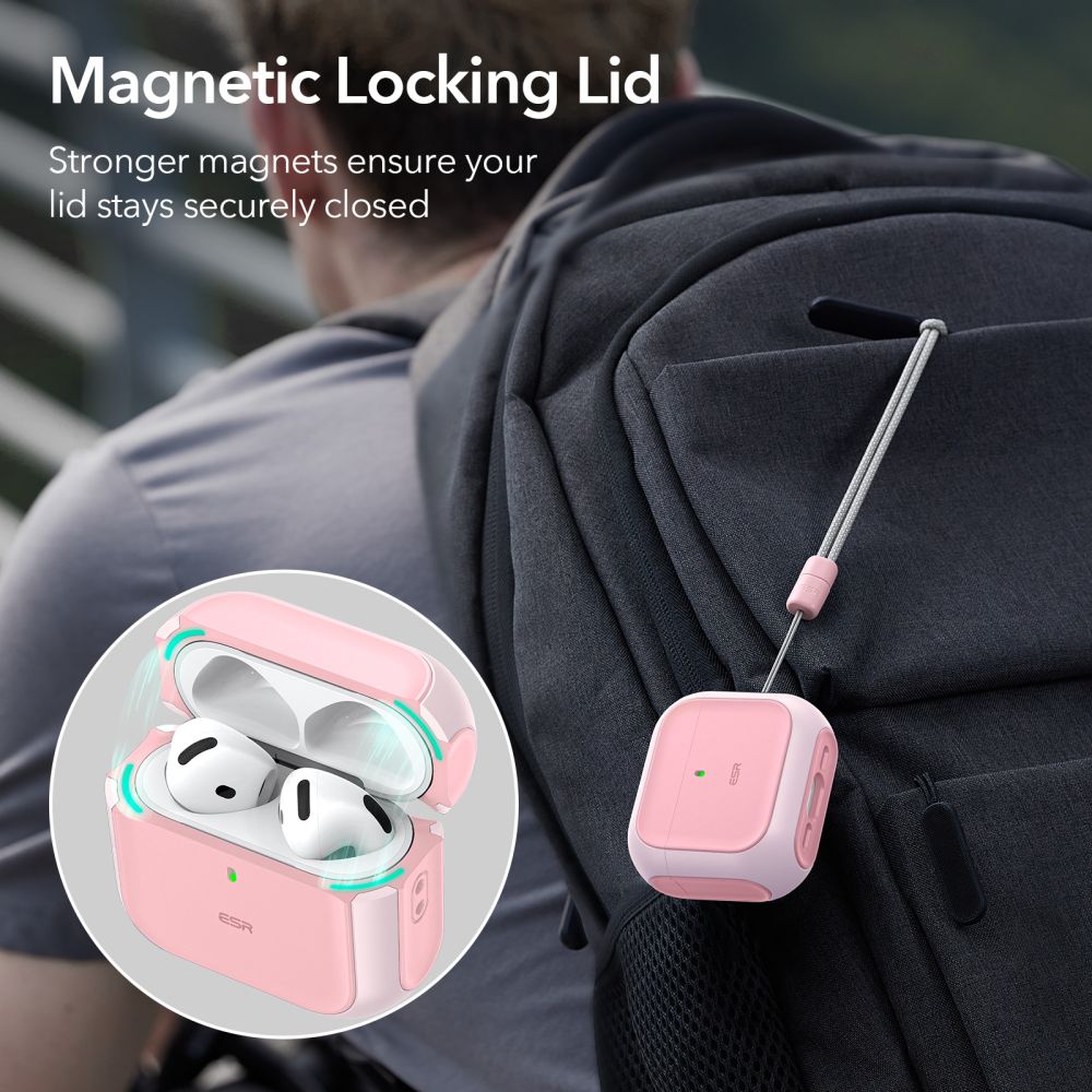 ESR Orbit Halolock MagSafe Apple AirPods 4 ροζ - Image 4