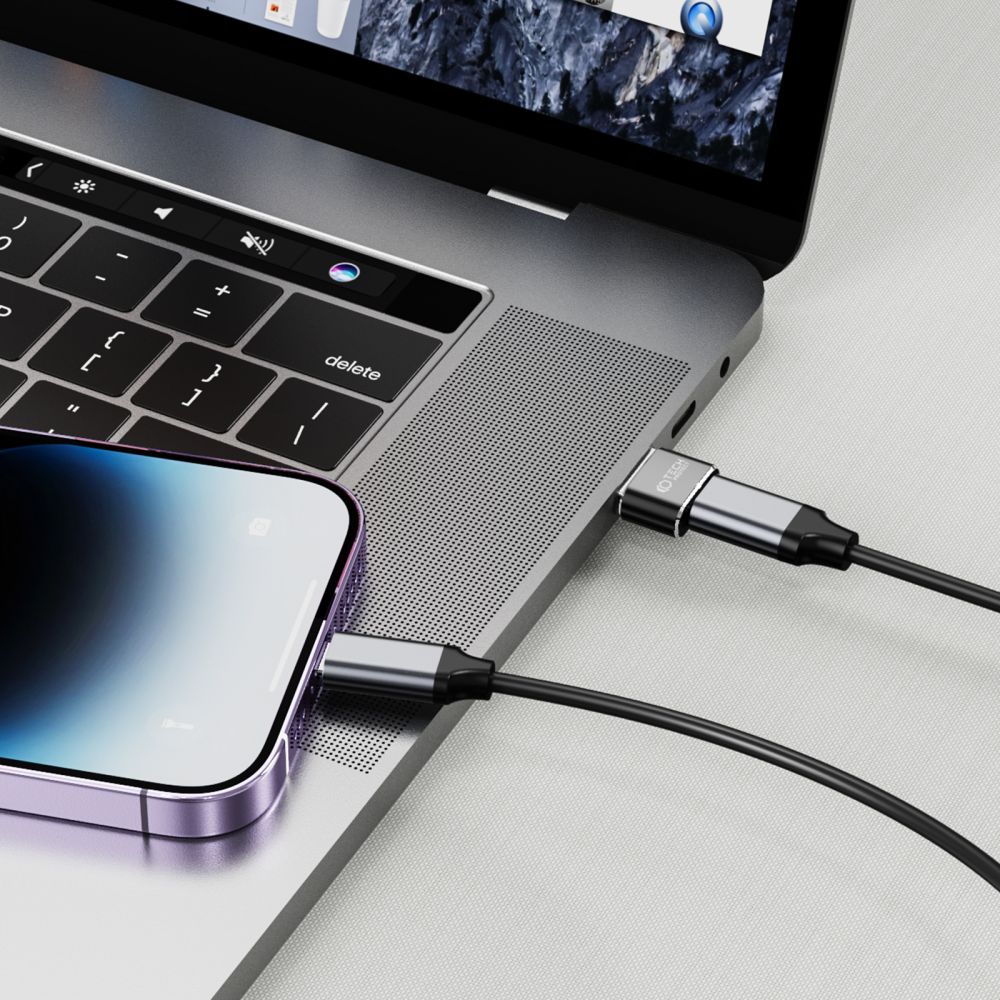 Tech-Protect προσαρμογέας USB σε Type-C μαύρος - Image 2