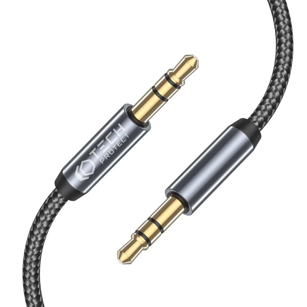 Tech-Protect καλώδιο AUX mini jack 3.5mm 150cm μαύρο - Image 2