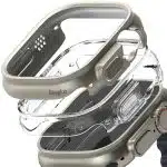 RINGKE Slim 2-pack Apple Watch Ultra 1 / 2 (49 mm) διαφανές & τιτάνιο γκρι - Image 2