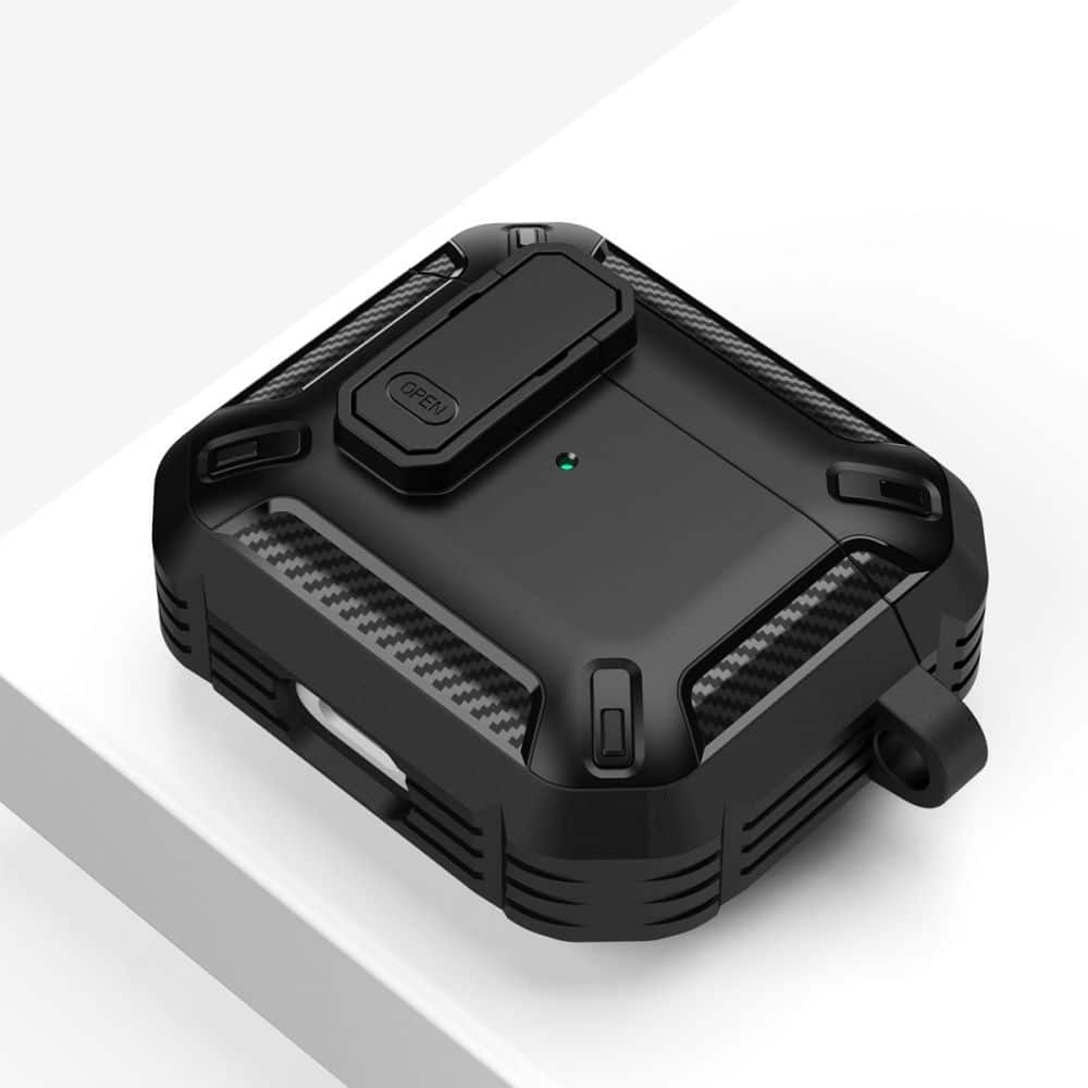 Tech-Protect X-Carbo Apple AirPods Pro 1 / 2 μαύρο - Image 3