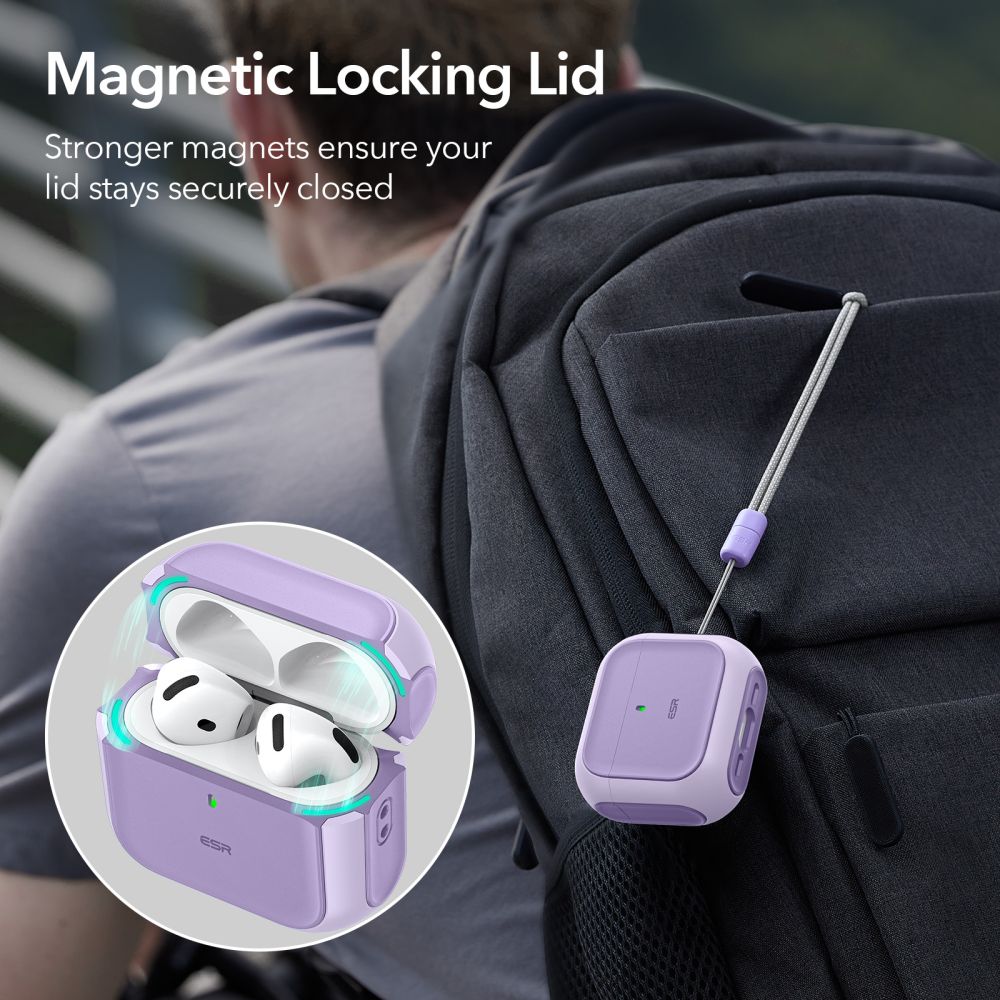 ESR Orbit Halolock MagSafe Apple AirPods 4 μωβ - Image 2